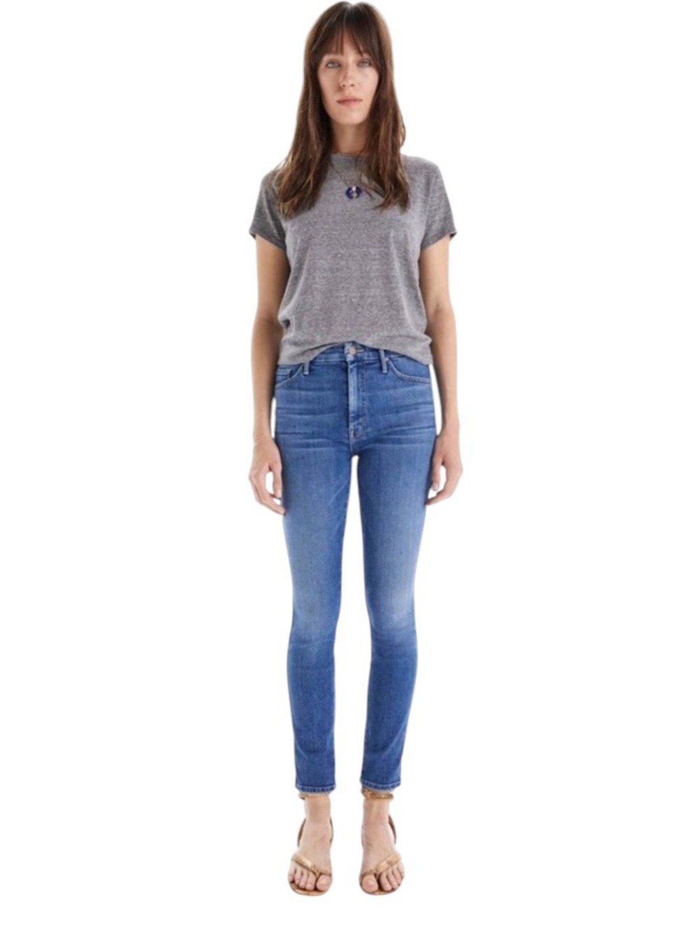 MOTHER Denim The High Waisted Double Looker Hover Jeans – First Mate – Size 26
